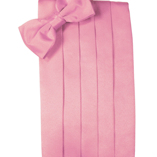 Rose Petal "Premier" Satin Cummerbund Set