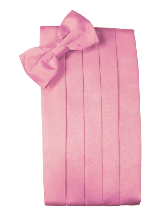 Rose Petal "Premier" Satin Cummerbund Set