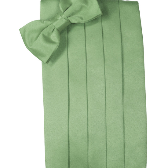 Sage "Premier" Satin Cummerbund Set