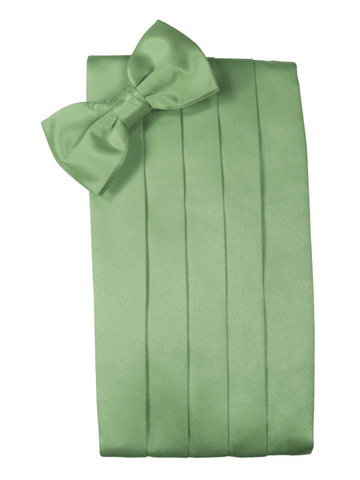 Sage "Premier" Satin Cummerbund Set
