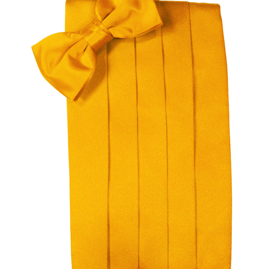 Tangerine Premier Satin Cummerbund Set