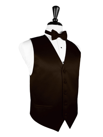 Truffle "Premier" Satin Tuxedo Vest