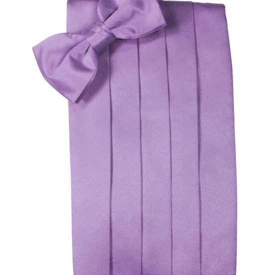 Wisteria Premier Satin Cummerbund Set