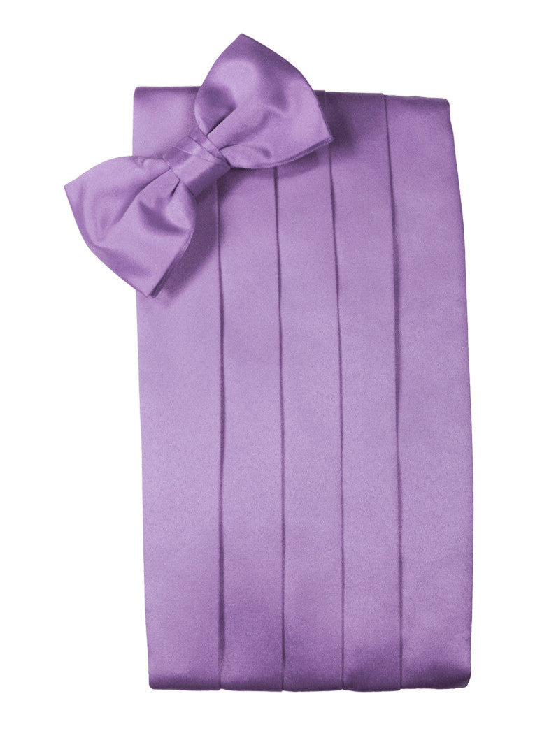 Wisteria Premier Satin Cummerbund Set