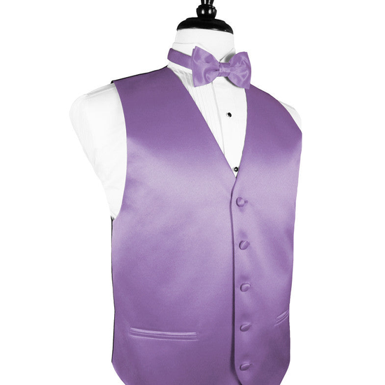 Wisteria "Premier" Satin Tuxedo Vest
