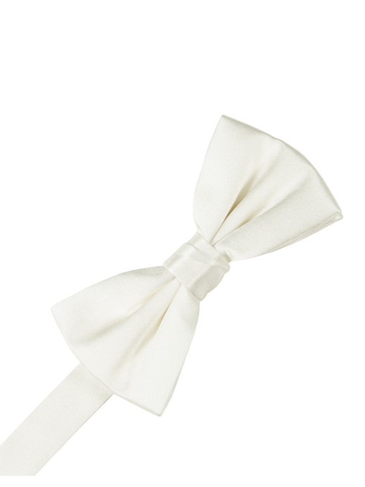 Ivory Noble Silk Formal Bow Tie 