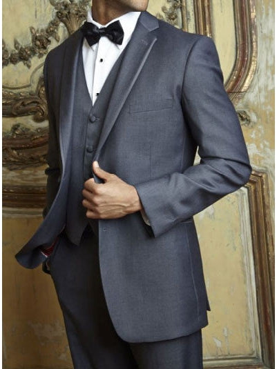2 Button Notch (Steel) Tuxedo by Christoforo Cardi