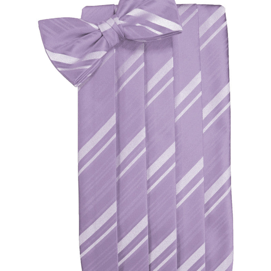 Heather Striped Satin Cummerbund Set