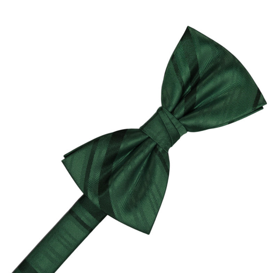 Holly Striped Satin Formal Bow Tie