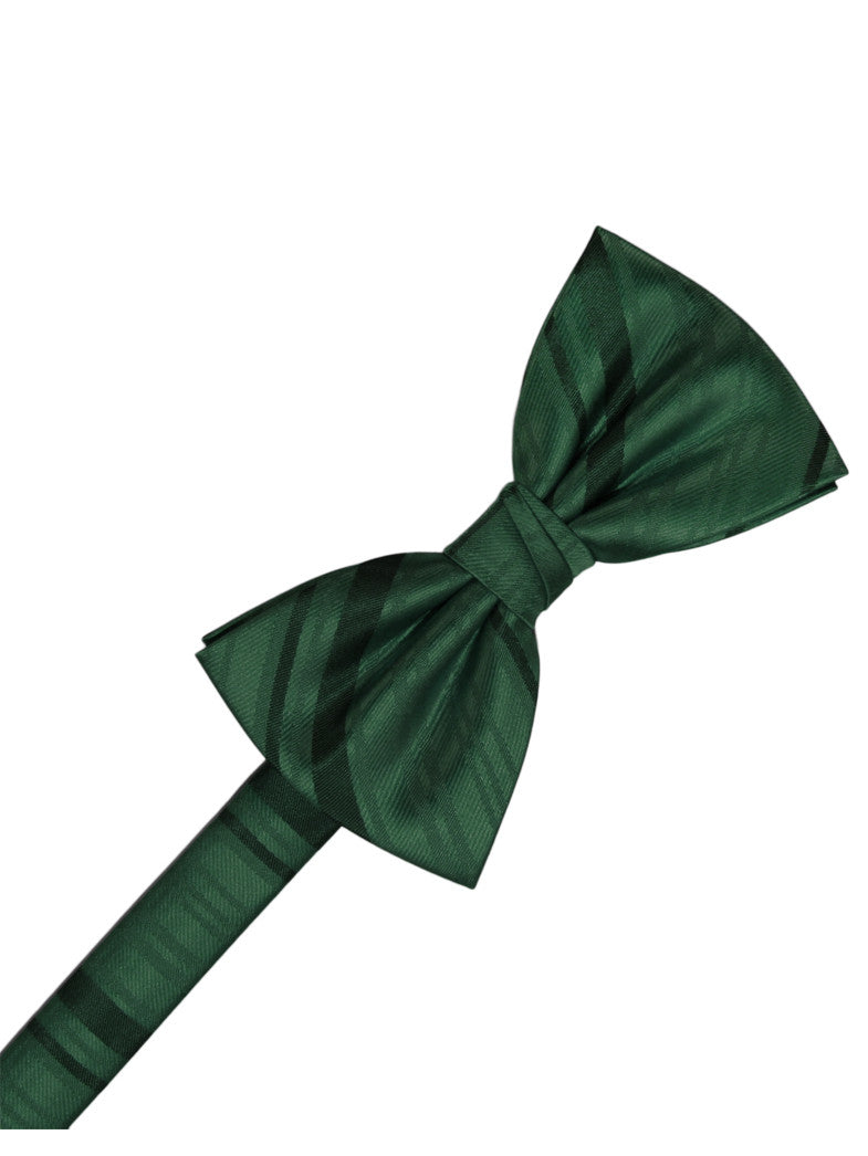 Holly Striped Satin Formal Bow Tie