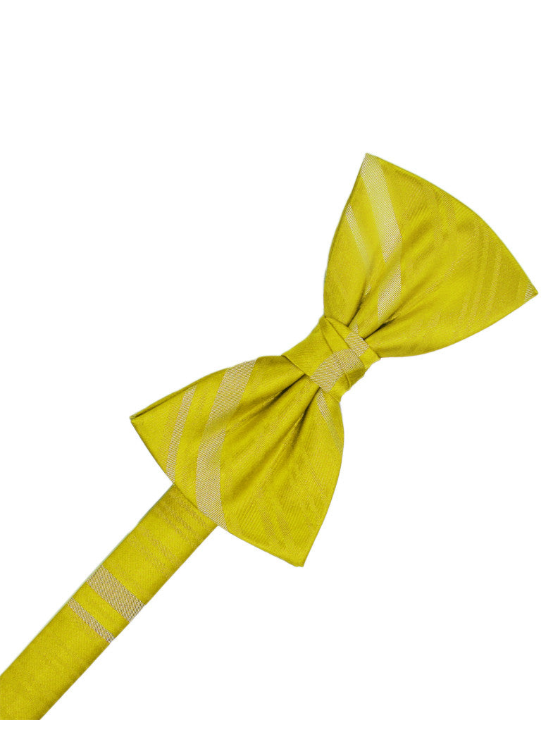 Willow Striped Satin Formal Bow Tie