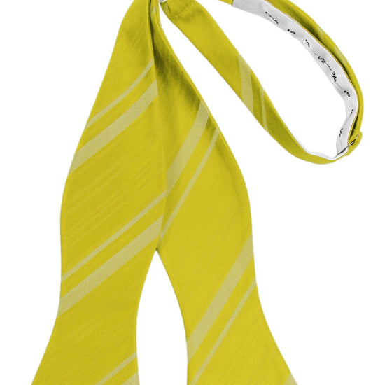 Willow Striped Satin Self-Tie Formal Bow Tie