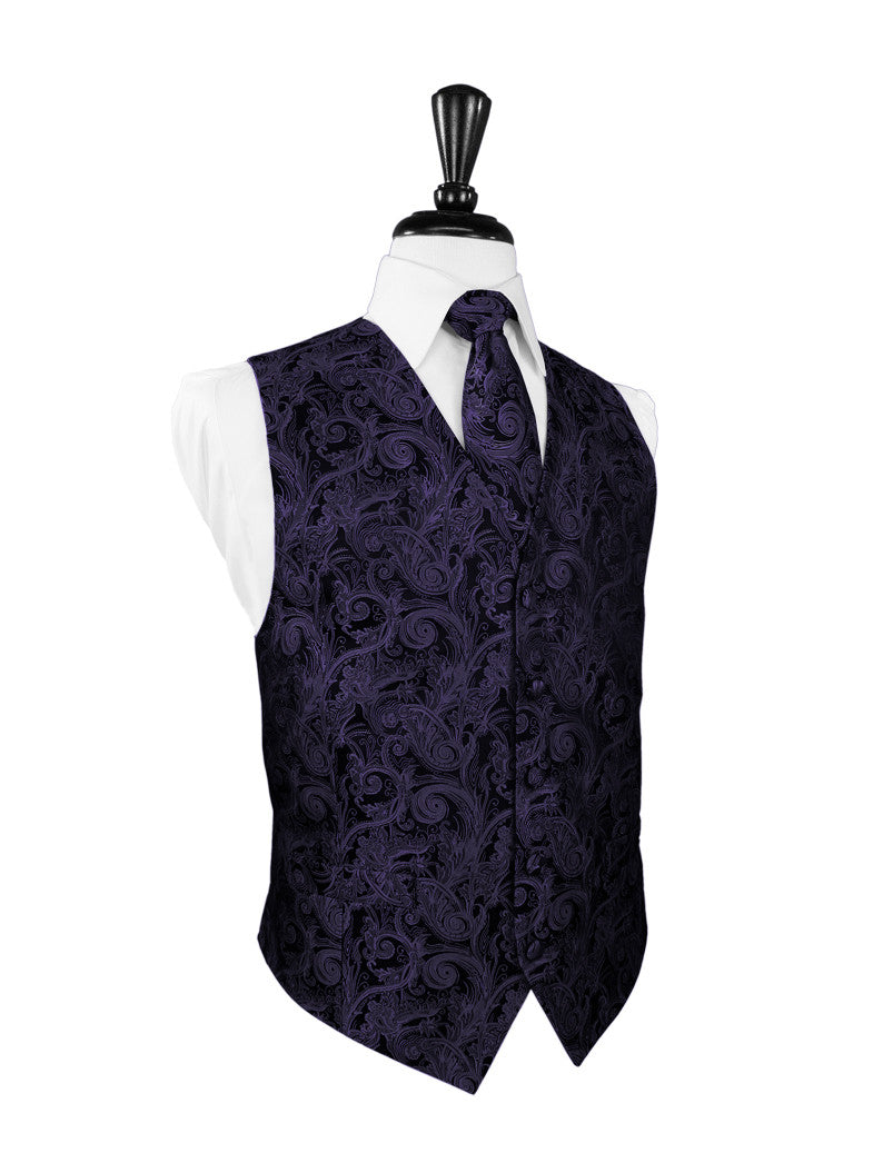 Amethyst Tapestry Tuxedo Vest