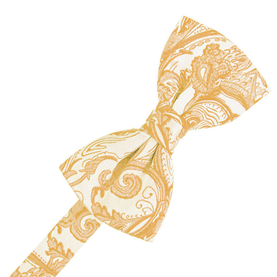 Apricot Tapestry Formal Bow Tie