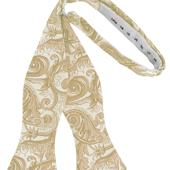 Bamboo Tapestry Self-Tie Formal Bow Tie