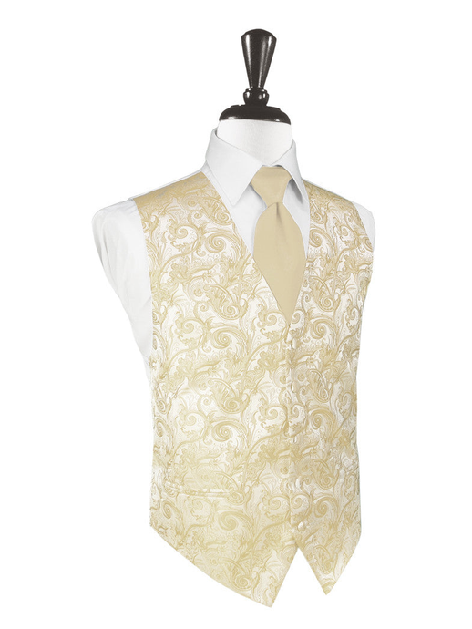 Bamboo Tapestry Tuxedo Vest