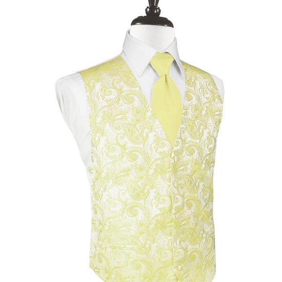 Banana Tapestry Tuxedo Vest