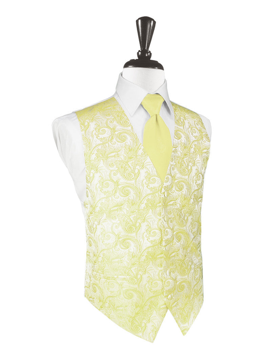 Banana Tapestry Tuxedo Vest