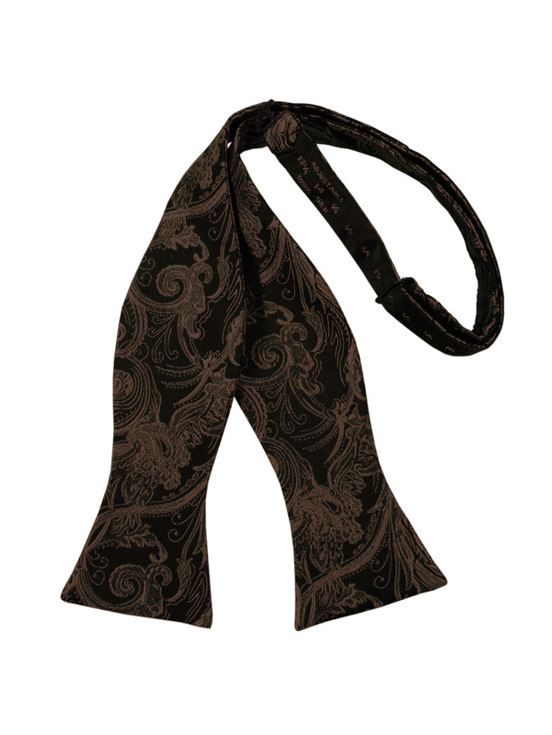 Chocolate Tapestry Self-Tie Formal Bow Tie