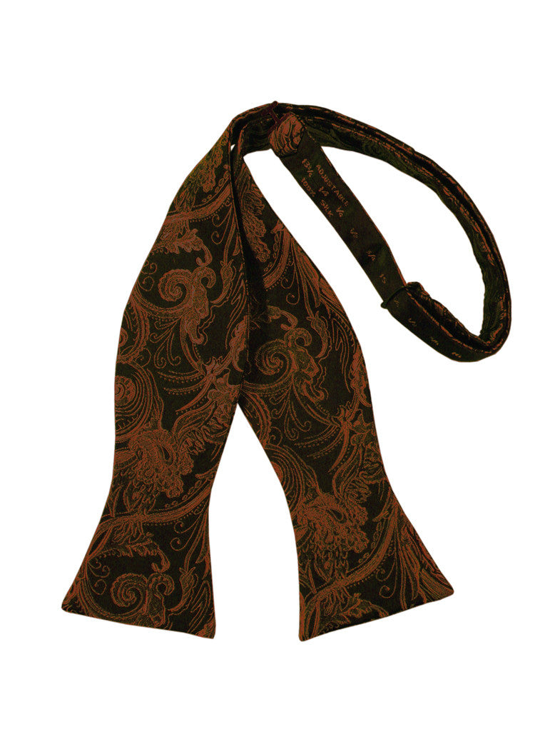 Cognac Tapestry Self-Tie Formal Bow Tie