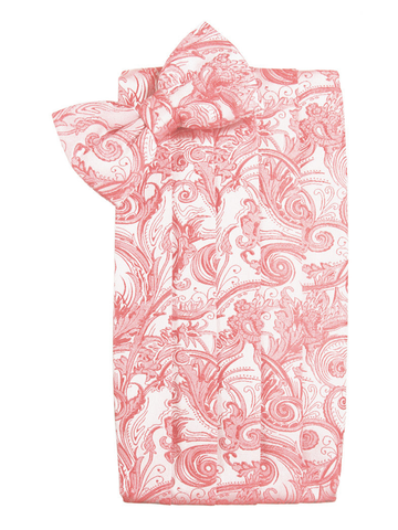 Coral Reef Tapestry Style Cummerbund Set 