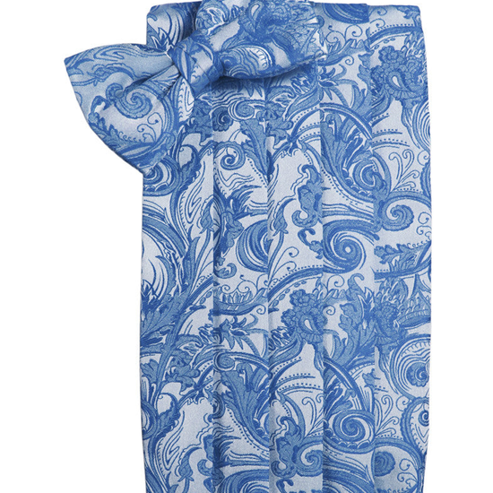 Cornflower Tapestry Style Cummerbund Set 