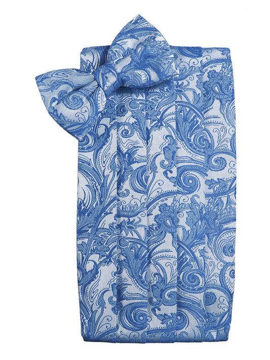 Cornflower Tapestry Style Cummerbund Set 
