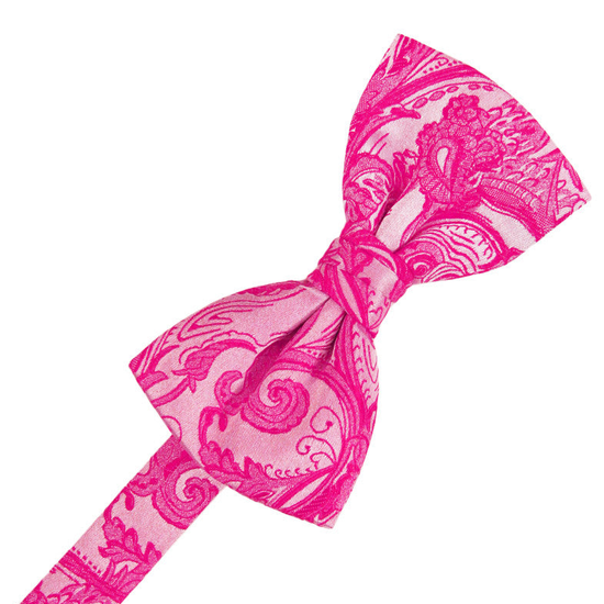 Fuchsia Tapestry Formal Bow Tie