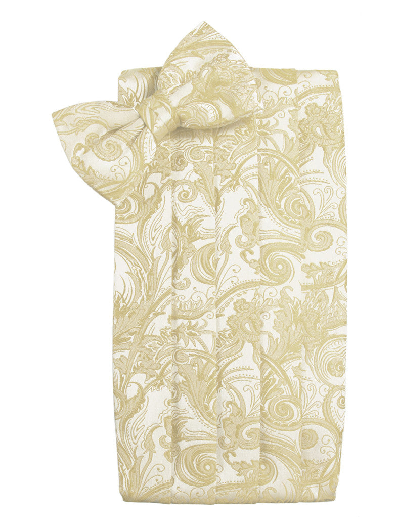 Golden Tapestry Style Cummerbund Set 