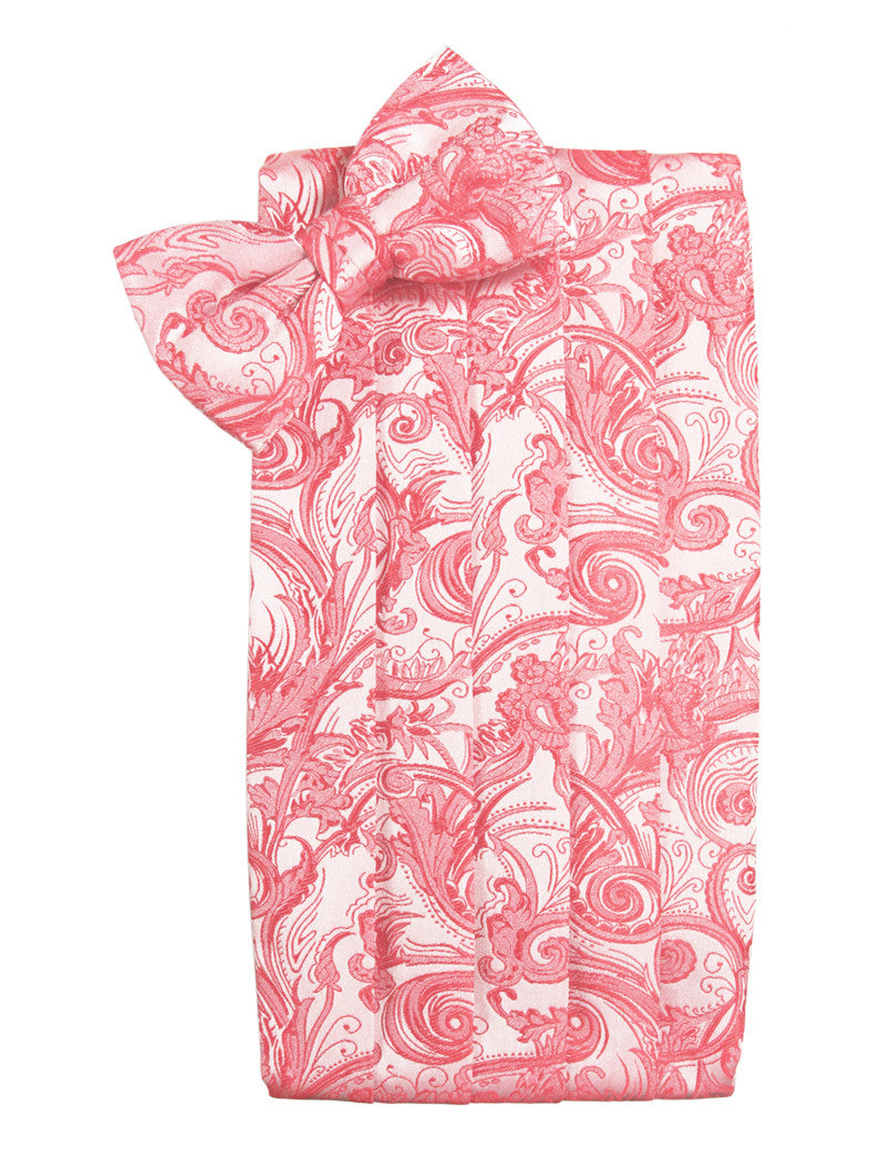 Guava Tapestry Style Cummerbund Set