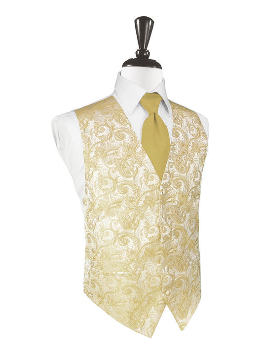Harvest Maize Tapestry Tuxedo Vest