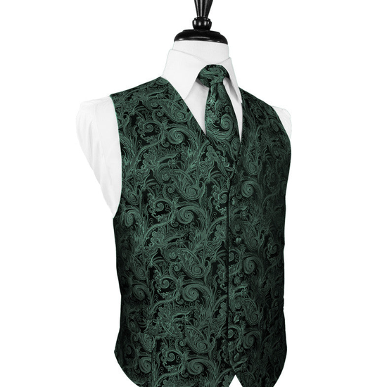 Holly Tapestry Tuxedo Vest