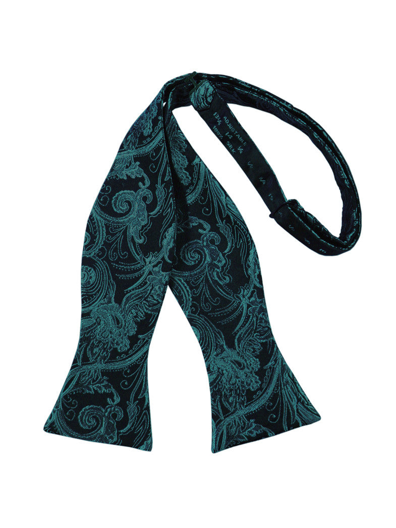 Jade Tapestry Self-Tie Formal Bow Tie