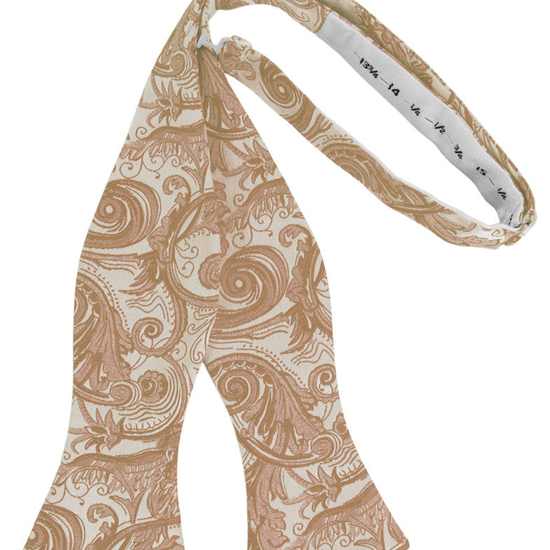 Latte Tapestry Self-Tie Formal Bow Tie