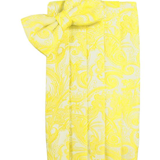 Lemon Tapestry Style Cummerbund Set 