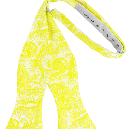 Lemon Tapestry Self-Tie Formal Bow Tie