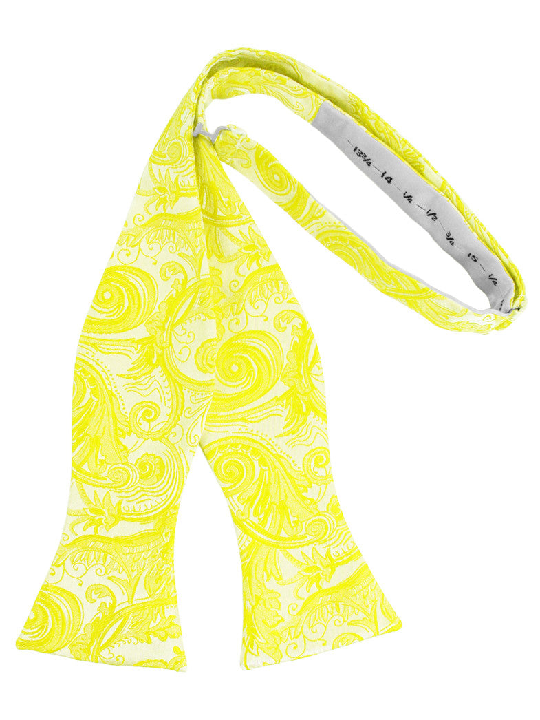 Lemon Tapestry Self-Tie Formal Bow Tie