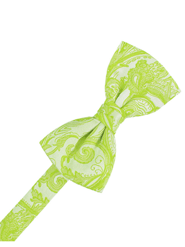 Lime Tapestry Formal Bow Tie
