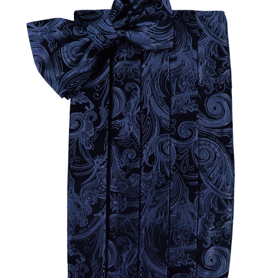 Marine Tapestry Cummerbund Set in "Premier" Satin