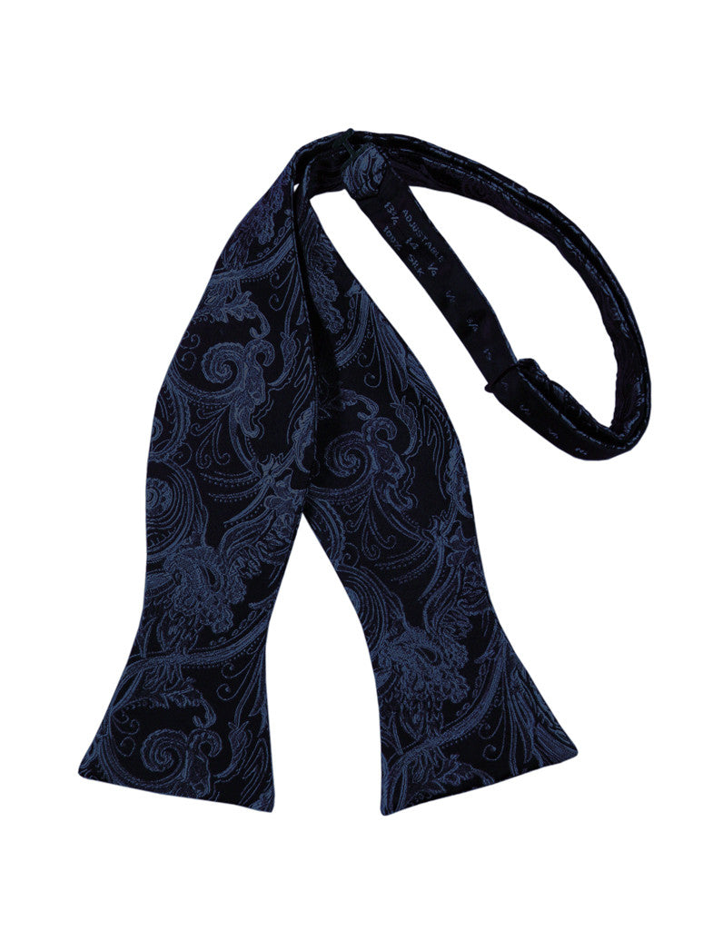 Midnight Blue Tapestry Self-Tie Formal Bow Tie