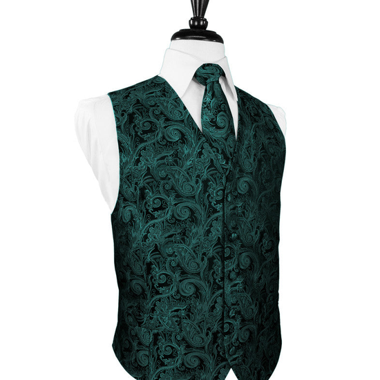 Oasis Tapestry Tuxedo Vest