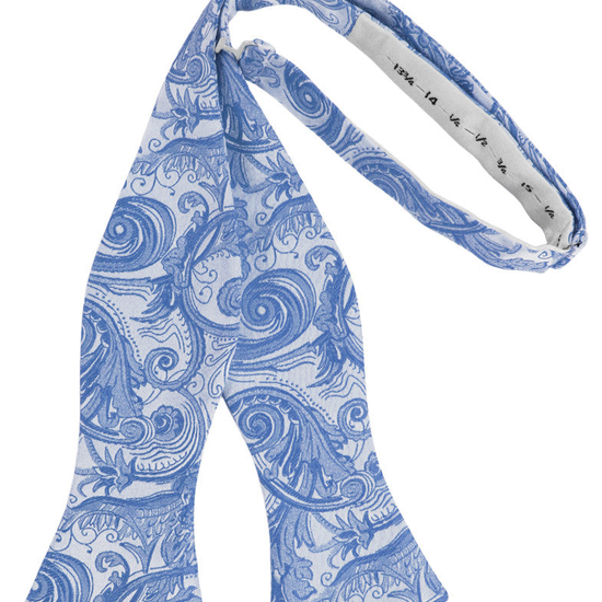 Periwinkle Tapestry Self-Tie Formal Bow Tie