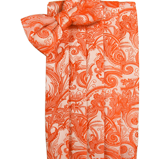 Persimmon Tapestry Cummerbund Set in "Premier" Satin