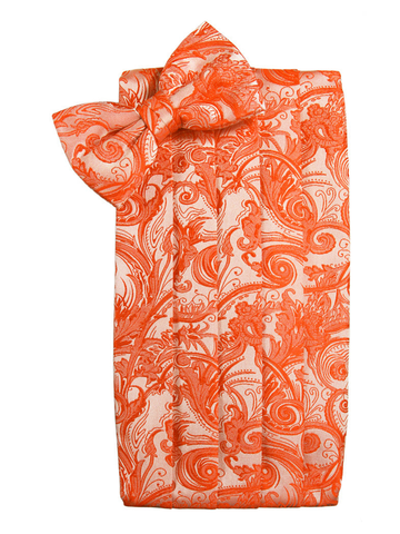 Persimmon Tapestry Cummerbund Set in "Premier" Satin