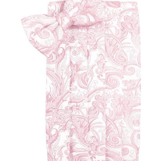 Pink Tapestry Style Cummerbund Set