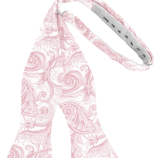 Pink Tapestry Self-Tie Formal Bow Tie