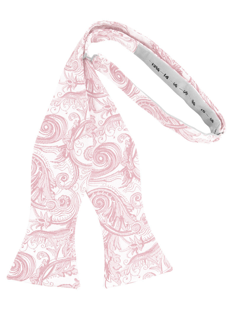 Pink Tapestry Self-Tie Formal Bow Tie