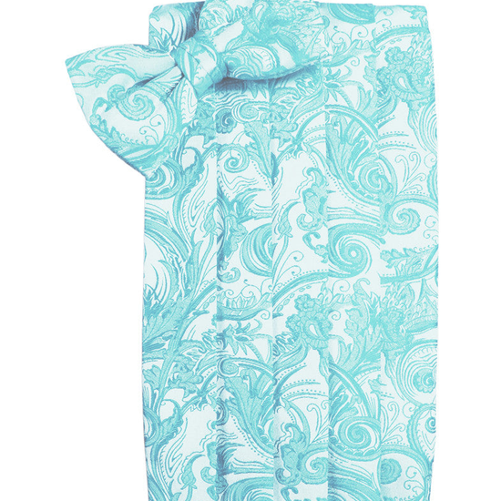 Pool Tapestry Cummerbund Set in "Premier" Satin