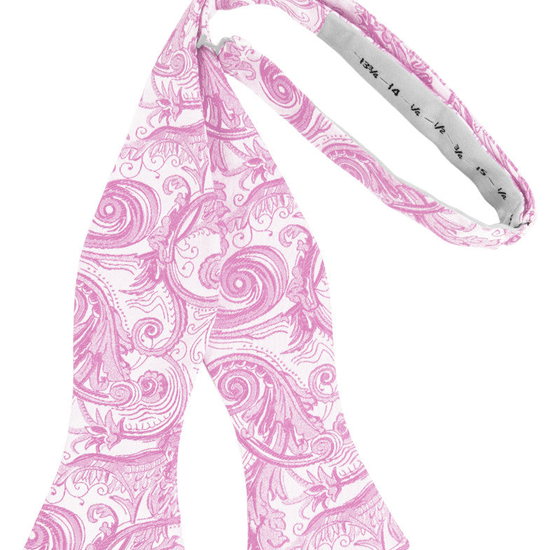 Rose Petal Tapestry Self-Tie Formal Bow Tie