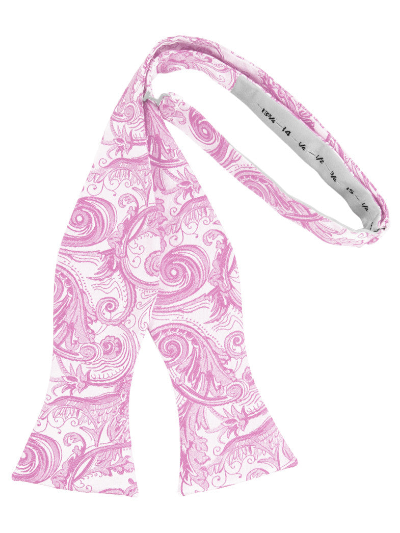 Rose Petal Tapestry Self-Tie Formal Bow Tie